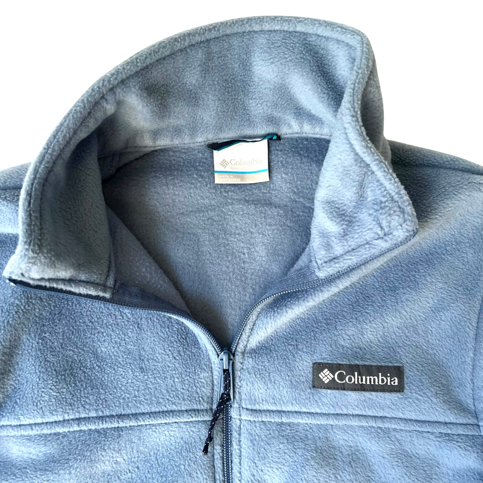 Columbia Sportswear Full Zip Fleece Jacket Blue Women’s Size Small